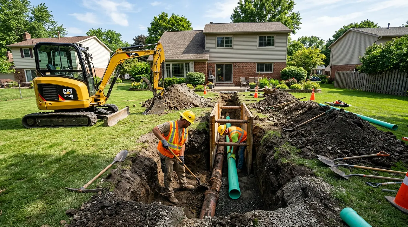 Sewer Line Repair in Worcester, PA